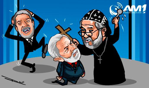 Lula chama padre Kelmon de ‘impostor e fariseu’ durante debate dos presidenciáveis