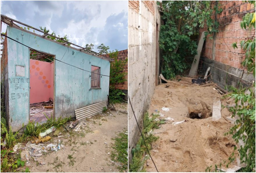 Corpo em decomposição é encontrado em cova rasa no fundo de quintal, em Manaus
