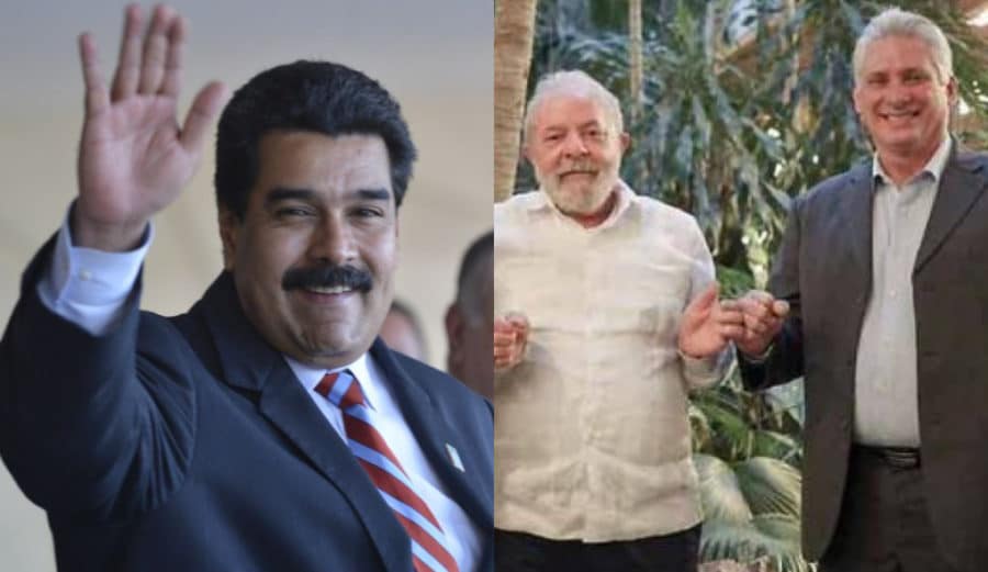 Maduro, Ortega e Diaz-Canel parabenizam Lula