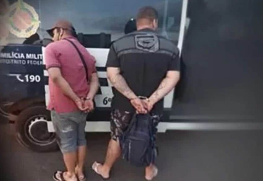 Os agressores foram levados para encaminhados para 5ª Delegacia de Polícia (Asa Norte)