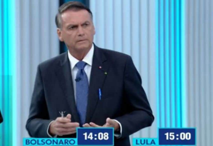 Presidente non útilmo debate antes das eleições