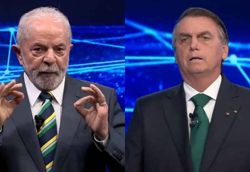 Debate tem troca de farpas entre Lula e Bolsonaro: ‘você é o rei da estupidez’