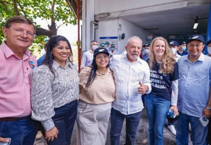 última visita de Lula em campanha por Manaus, em agosto deste ano