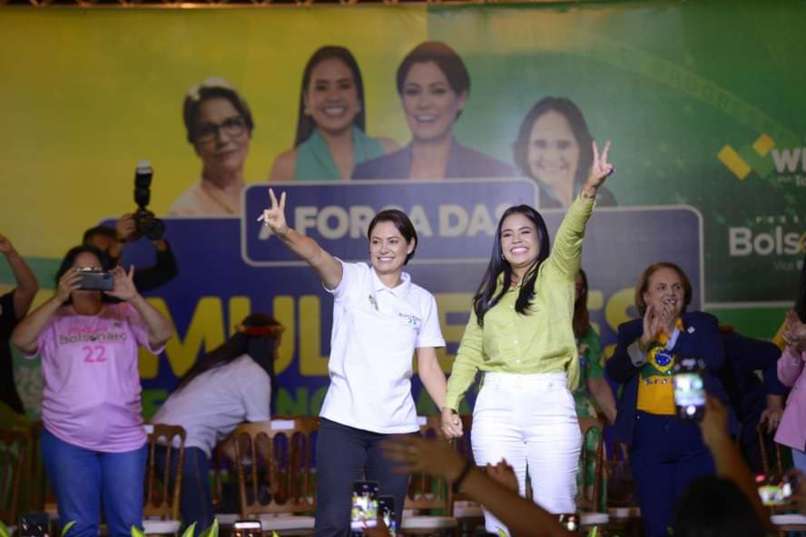 Michelle Bolsonaro e Taiana Lima
