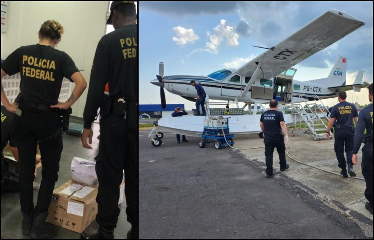Mulher é flagrada com ‘santinhos’ de candidato  em aeroclube de Manaus