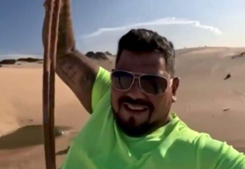Sérgio Murilo Lima de Santana, 39 anos, estava de férias no Ceará com a esposa