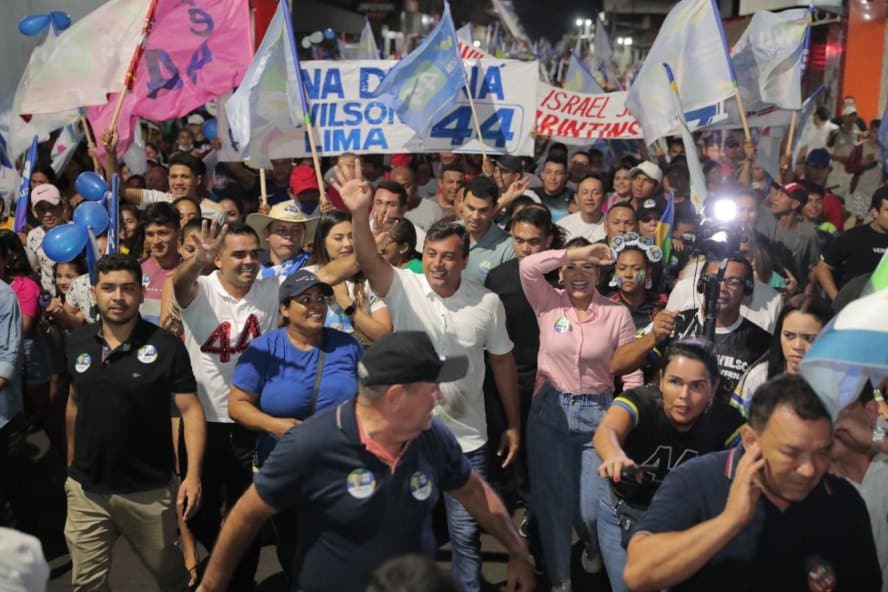 Wilson encerra campanha no interior do AM