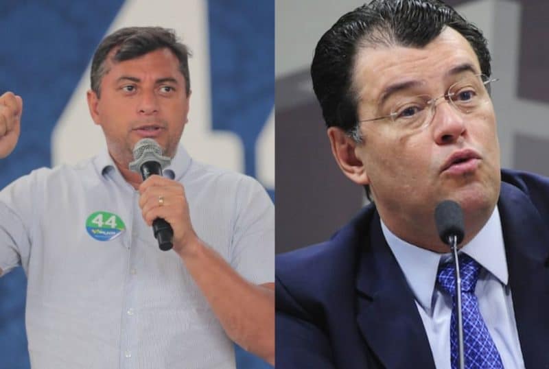 Wilson Lima e Eduardo Braga se enfrentam em mais dois debates até o dia 30 de outubro