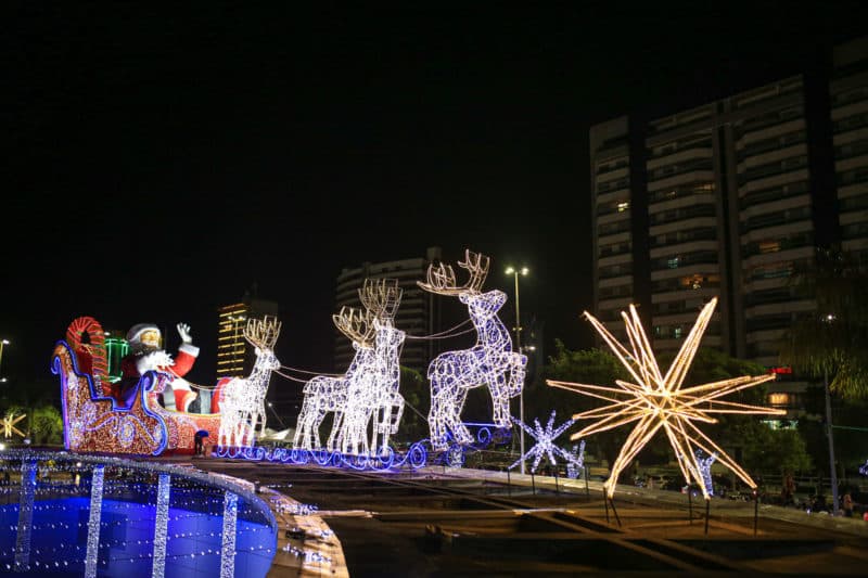 Natal das Águas: Manaus terá trenó de 25 metros na Ponta Negra