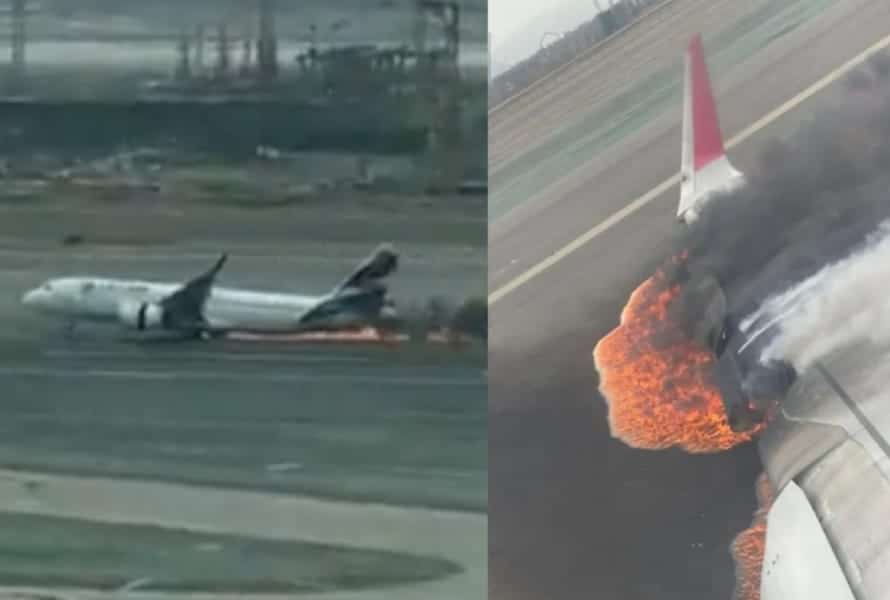 Avião da Latam se choca com caminhão em decolagem; duas pessoas morrem