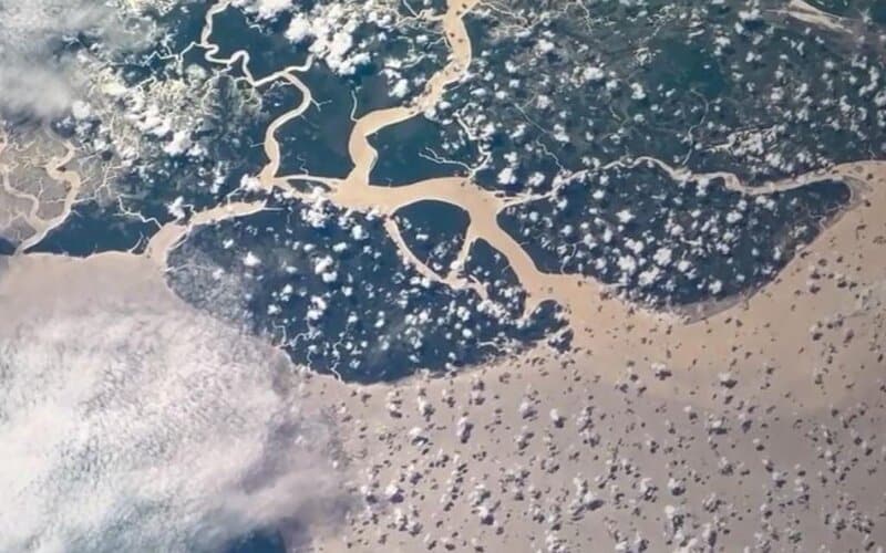 Cosmonauta russo publica imagens do Rio Amazonas, que viralizam na web