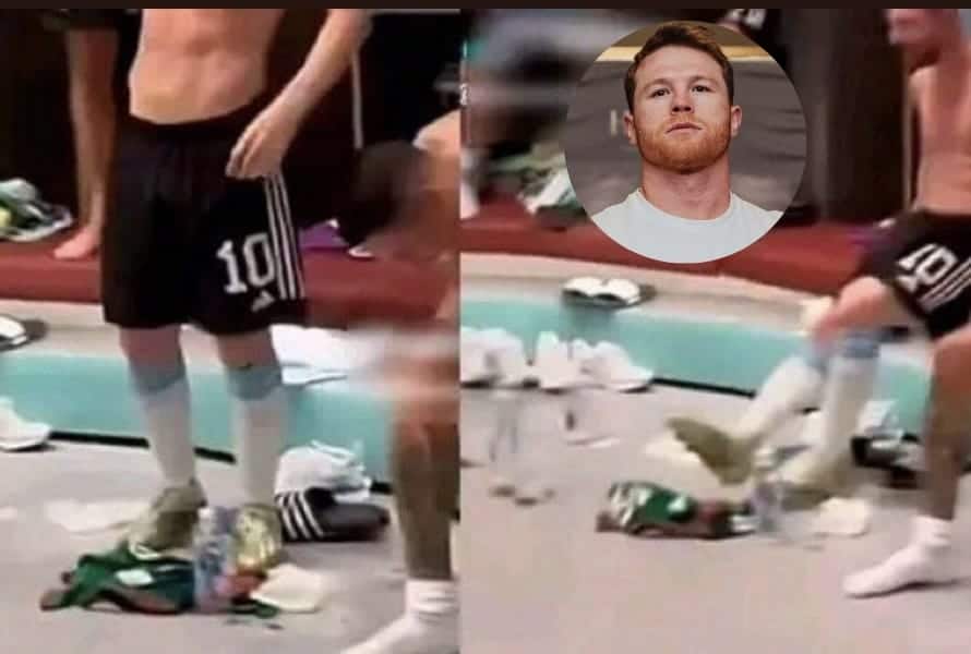 ‘Reze para que eu não o encontre’: boxeador acusa Messi de chutar camisa do México