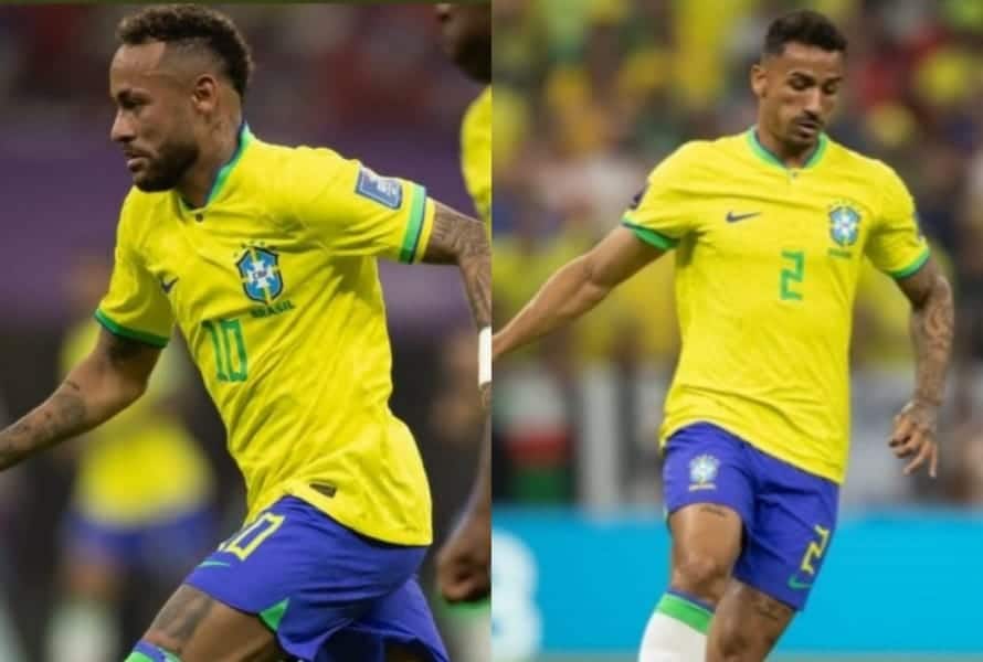 Neymar e Danilo estão fora da fase de grupos da Copa do Mundo