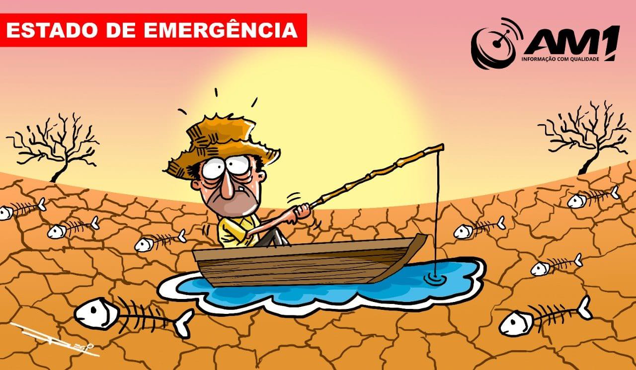 Oito cidades do AM permanecem em estado de emergência por conta da seca dos rios