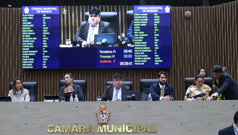 Vereadores de Manaus aprovam aumento da verba de gabinete para R$ 70 mil