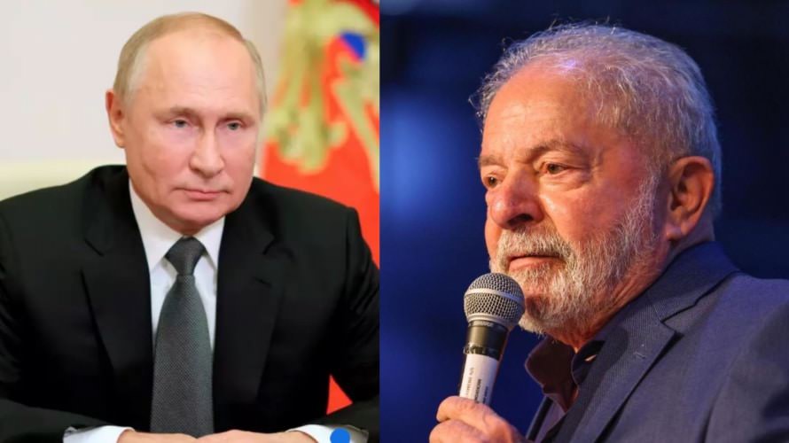 Lula e presidente da Rússia Vladimir Putin conversam por telefone