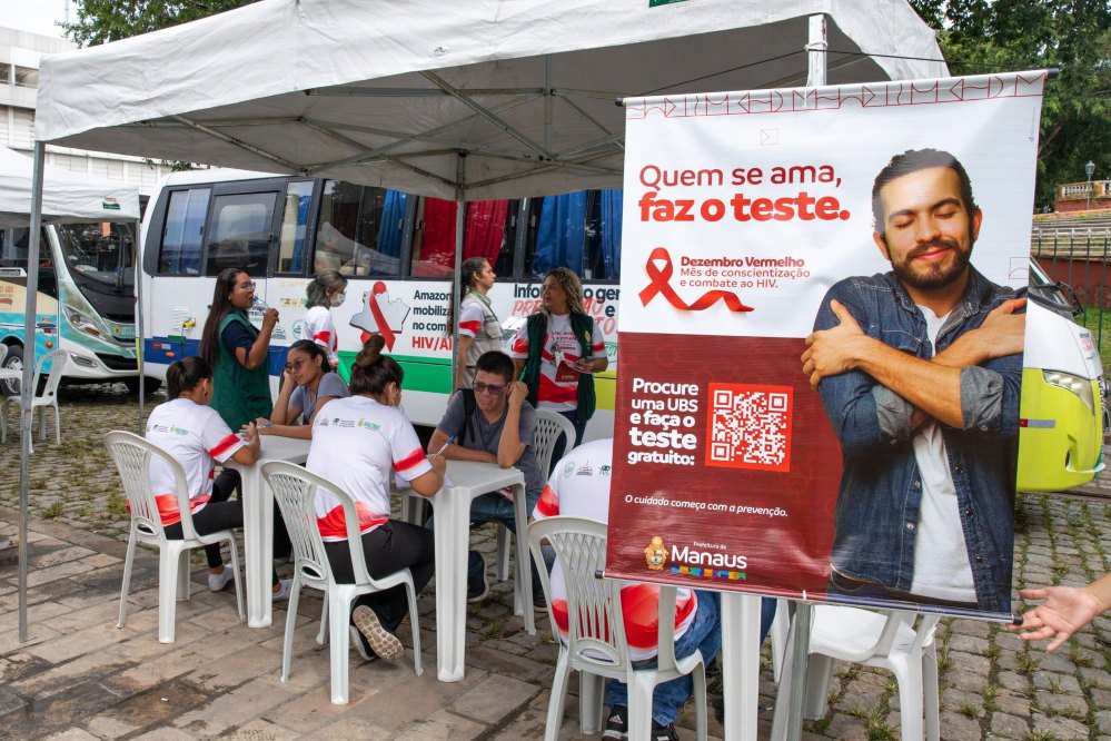 ‘Dezembro Vermelho’: Manaus promove dia de luta contra HIV/Aids