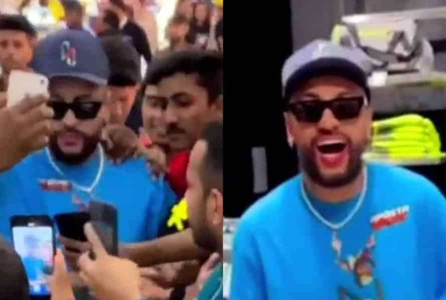 Sósia de Neymar atrai multidão no Catar e loja é forçada a fechar