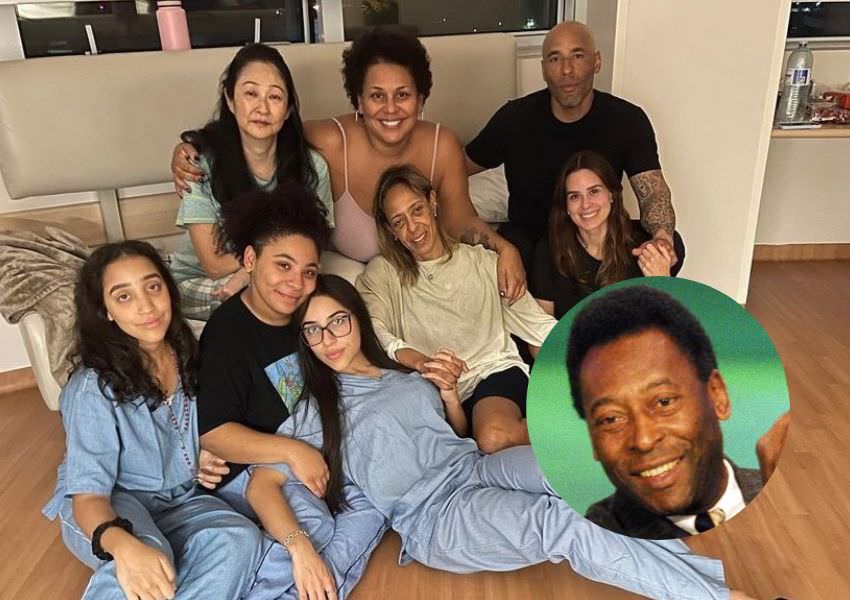 Família de Pelé passa Natal no hospital e publica: 'Gratidão, amor, união'
