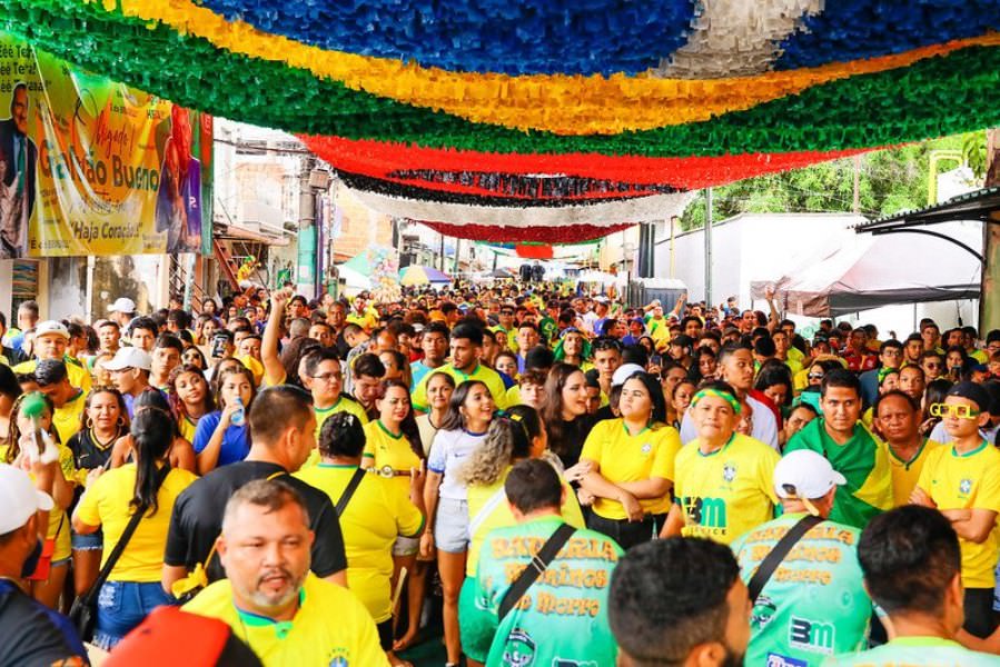 ‘Rua da Copa’ no Morro da Liberdade não terá mais transmissão dos jogos da Seleção Brasileira