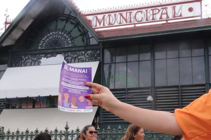 Campanha 16 Dias de Ativismo é levada para pontos estratégicos do Centro de Manaus