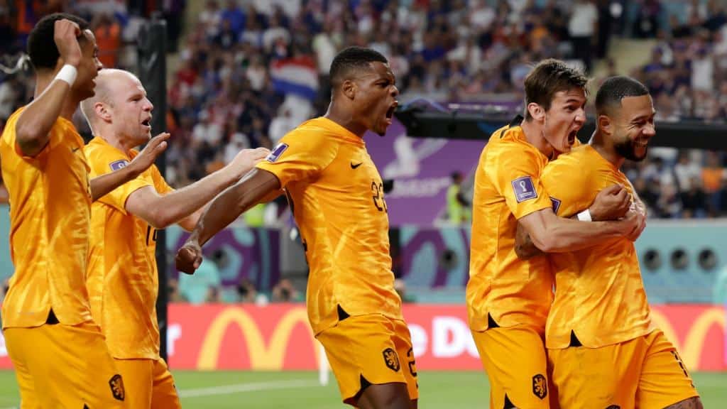 Holanda vence EUA com placar de 3×1 e garante vaga nas quartas de final