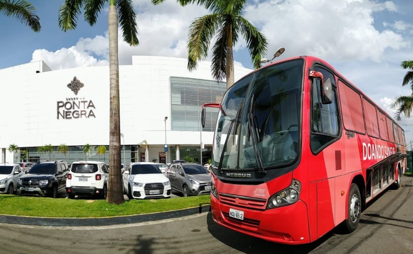 Shopping Ponta Negra recebe unidade móvel do Hemoam nesta quinta-feira