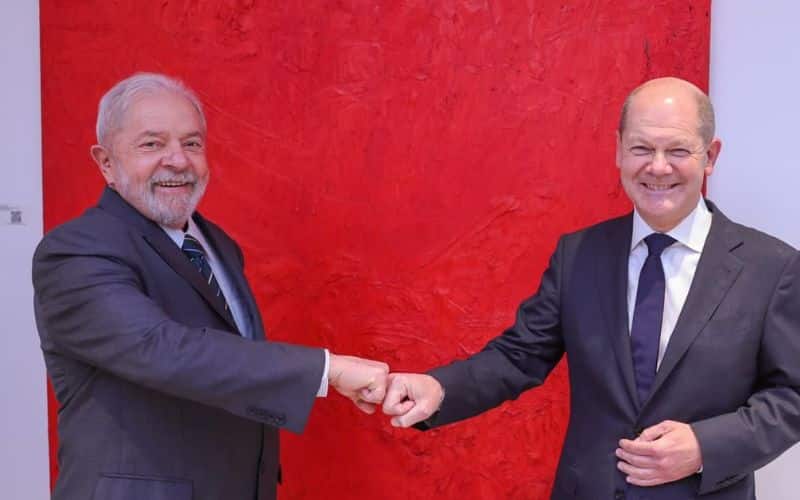 Chanceler alemão chega nesta segunda-feira para encontro com Lula