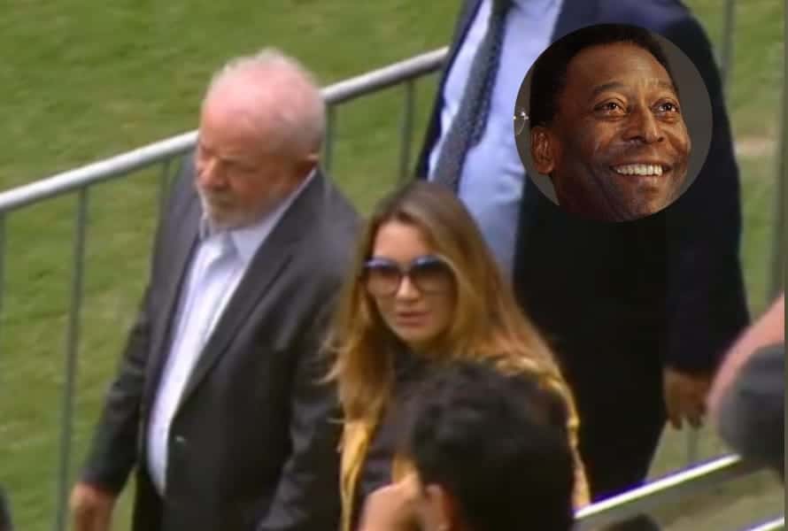 Lula chega ao velório de Pelé para último adeus