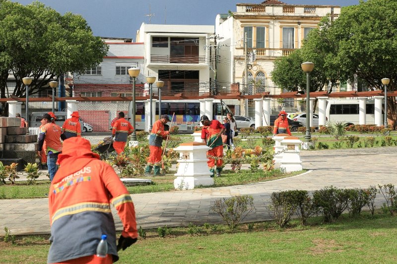 Prefeitura de Manaus recupera Praça da Saudade