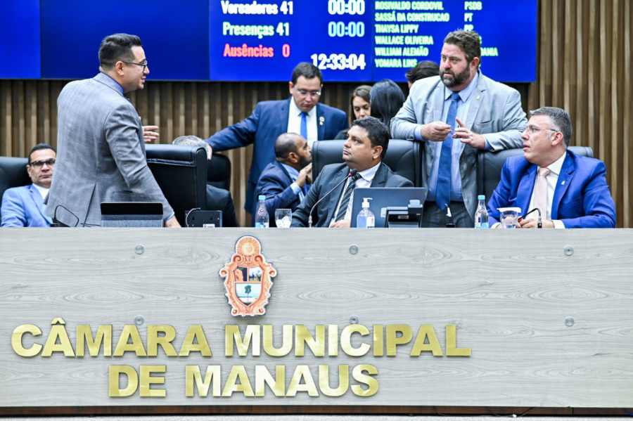 Vereadores definem presidentes de comissões da Câmara Municipal de Manaus