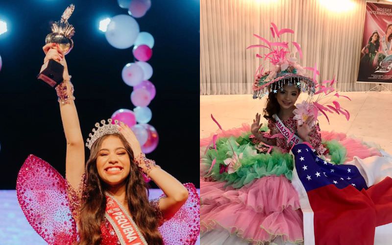 Amazonenses conquistam 1° e 2° lugar do Pequena Miss Brasil 2023