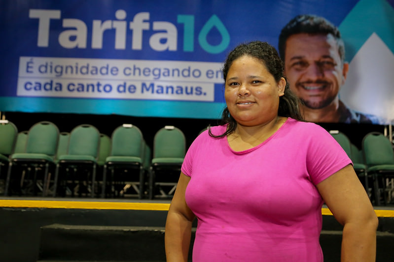 Projeto social fixa cobrança de R$ 10 na conta de água em Manaus