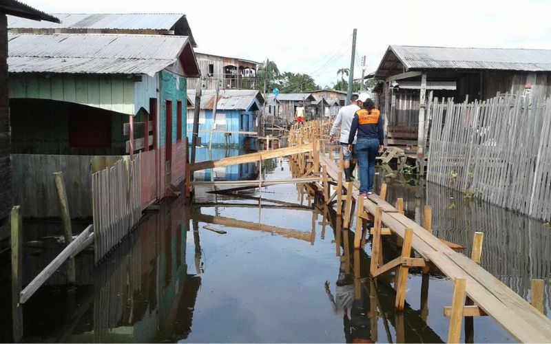 Dos 62 municípios do Amazonas, 59 podem ter alerta de inundações