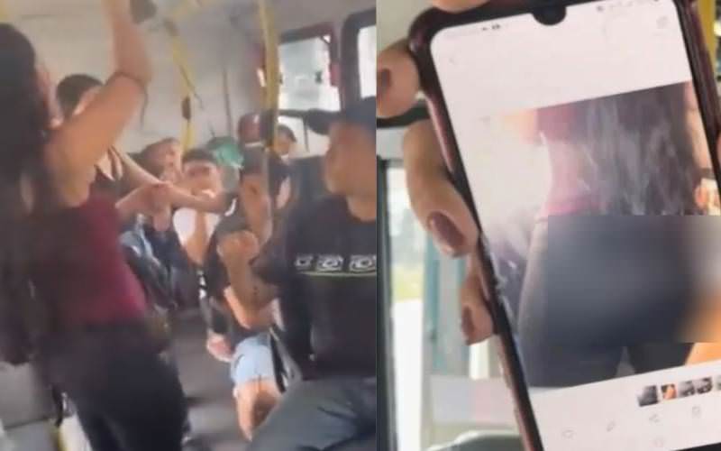 Homem é preso ao tirar foto de partes íntimas de mulher dentro de ônibus