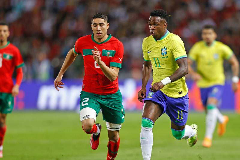 Com gritos de 'olé', Marrocos derrota Seleção Brasileira em amistoso