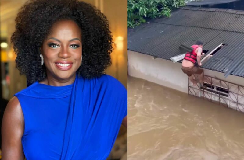 Viola Davis pede ajuda para moradores atingidos por chuvas no Acre: 'rezo para que estejam bem'