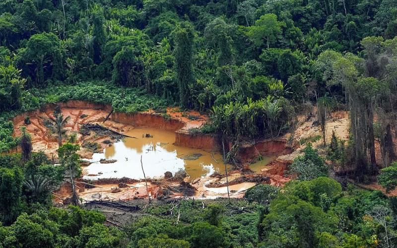 Estudo revela concentração de garimpo em estação ecológica de Tefé