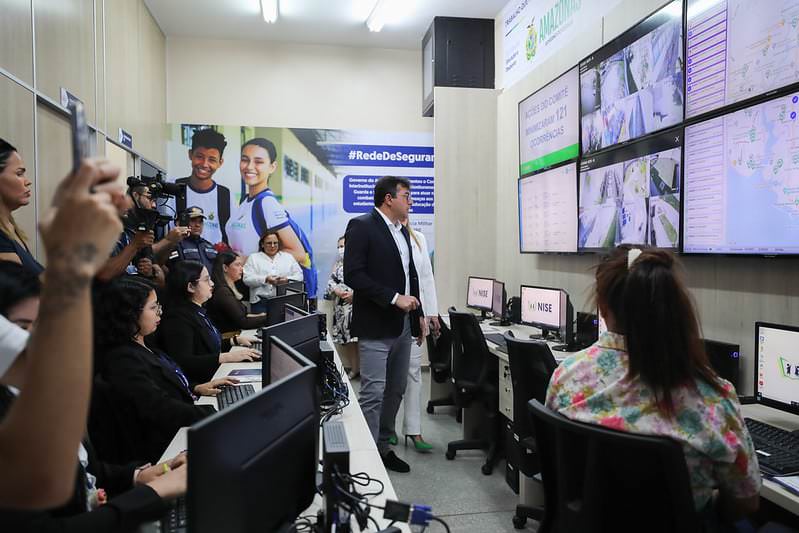 Governo do AM inaugura sala de monitoramento do Núcleo de Inteligência e Segurança Escolar