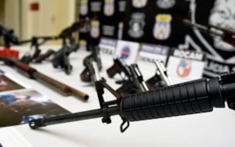 PMAM apreende 215 armas de fogo nos três primeiros meses de 2023