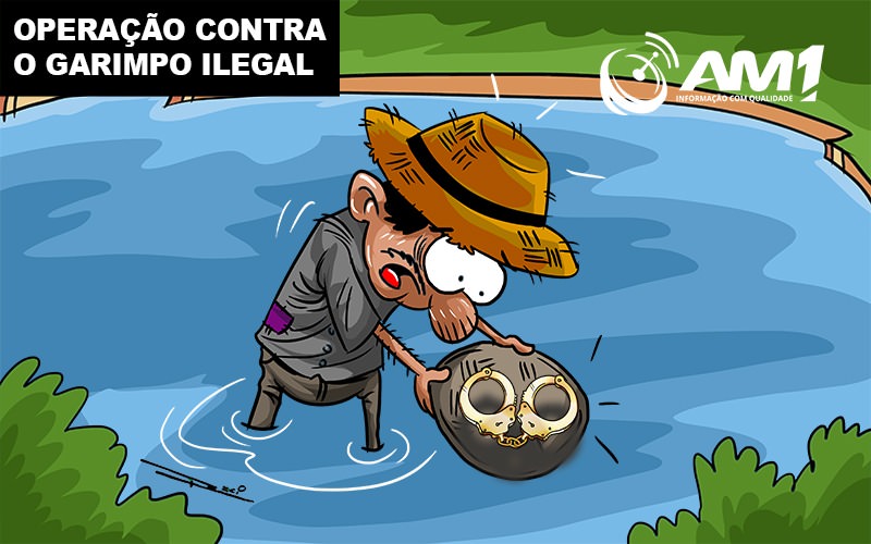 Garimpeiros são presos no Sul do Amazonas em operação da Força Nacional Garimpeiros são presos no Sul do Amazonas em operação da Força Nacional