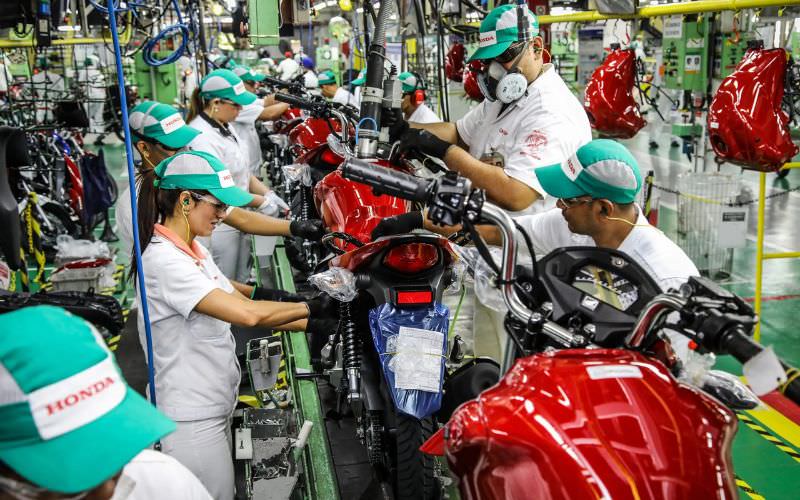 Produção de motocicletas do PIM acelera no primeiro trimestre