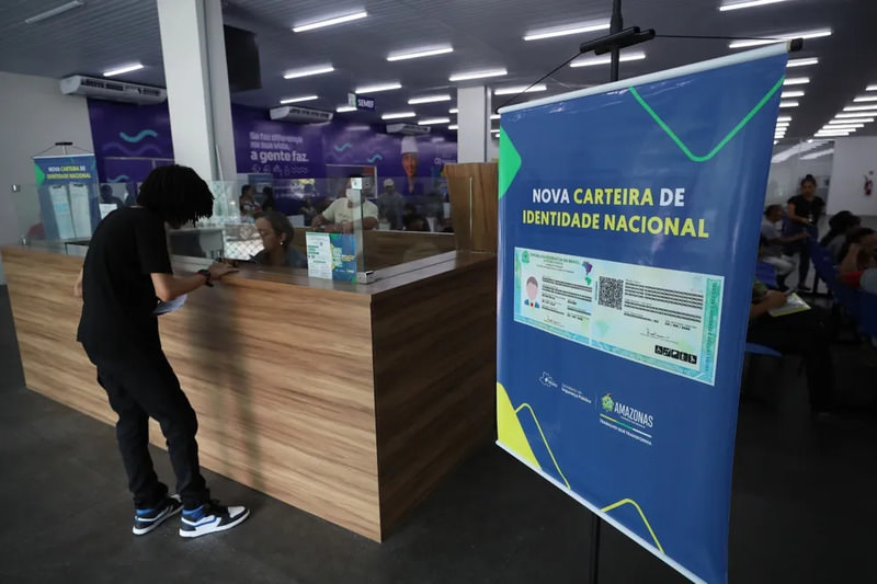 Levantamento divulgado divulgado pelo Governo do Amazonas nessa sexta-feira (26) mostra que, de abril a maio, 11,2 mil unidades da nova Carteira de Identidade Nacional (CIN) já foram emitidas no estado