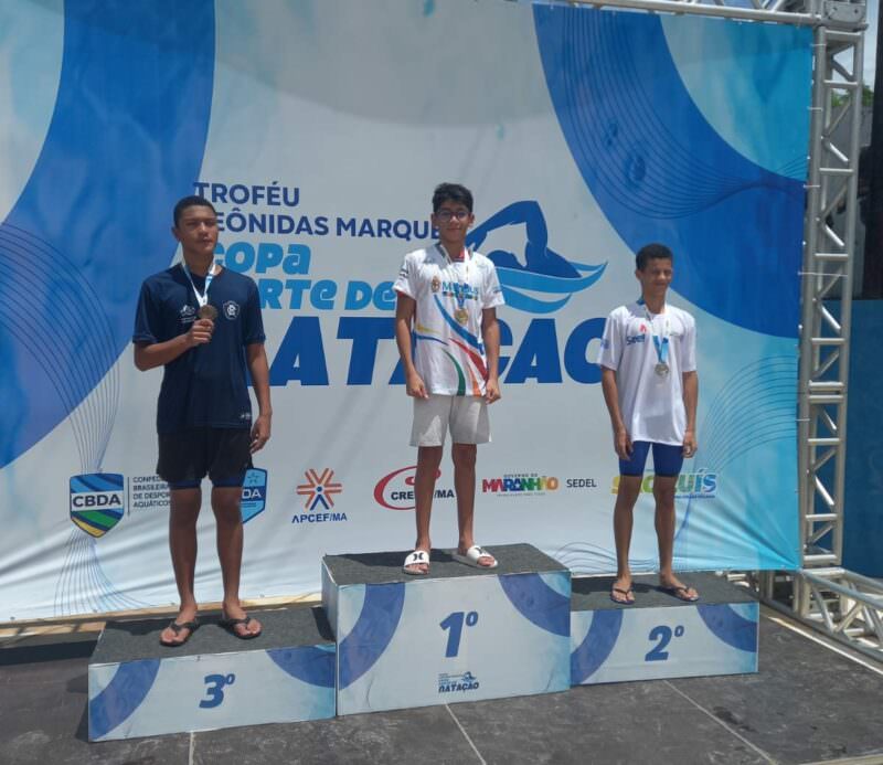 Atleta de Manaus conquista 11 medalhas em competições nacionais de natação