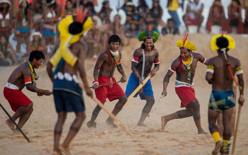 Jogos indígenas (Foto: Arquivo/Agência Brasil)