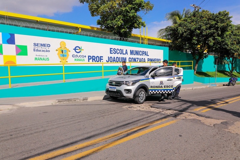 Escolas municipais terão patrulhamento reforçado em todas as zonas de Manaus