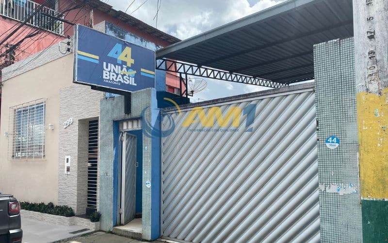 Sede do União Brasil, em Manaus (Foto: Antônio Mendes/Portal AM1)