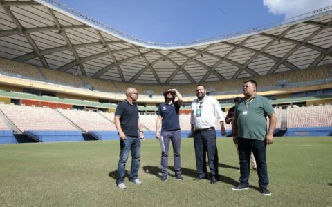 Conmebol realiza avaliação técnica da Arena da Amazônia