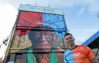 Reformado, Bumbódromo é entregue com novo mural “Brasil, futuro ancestral”
