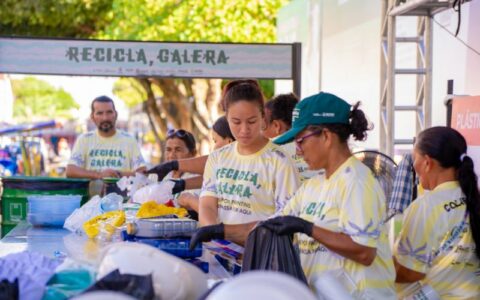 Ecopontos são entregues em Parintins para promover sustentabilidade